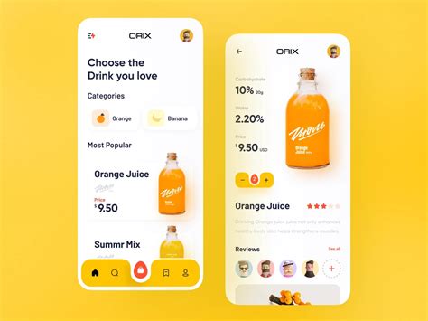 50+餐饮外卖产品app界面UI设计素材下载_颜格视觉