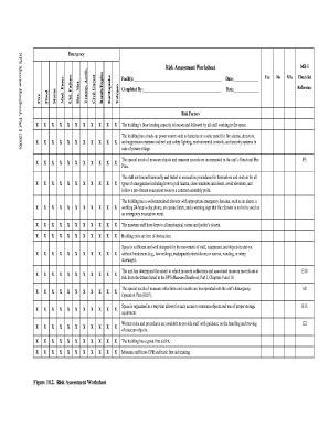 Blank Risk Assessment Worksheet - Fill Online, Printable, Fillable ...