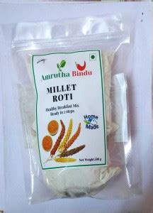 amrutha bindu Millet Roti Mix _Ready to cook mix_500 500 g Price in ...