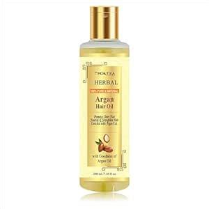 Buy Drontika Herbal Moroccan Argan Hair Oil - Cold Pressed - No Mineral ...