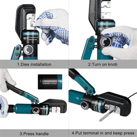 Buy Steel DN Mate Hydraulic Crimping Tool/Hydraulic Crimper with Dies ...