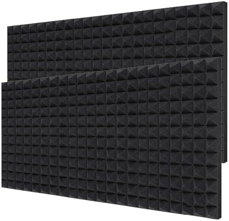Imaginea 6x3 Feet Soundproofing Acoustic Foam Panels Sound Absorbing ...