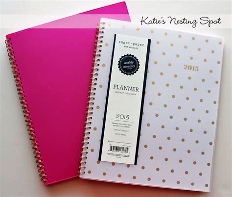 Katie's Nesting Spot: Sugar Paper Planner Comparison & Thank You to ...