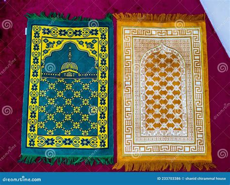 Islamic praying carpet stock photo. Image of mosque - 233703386
