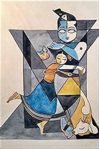 kartik™ Krishna Print Poster Adornment Wallpaper, Wall Poster, Home ...