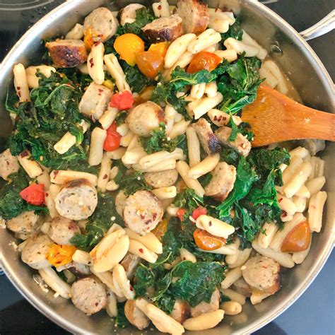 Cavatelli with al Fresco ‘Roasted Garlic’ Chicken Sausage - Rosa Diana