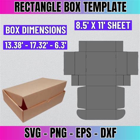 Image result for Custom Rectangle Box Template