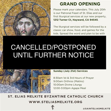 Grand opening of St. Elias Melkite Byzantine Catholic Church, 1212 ...