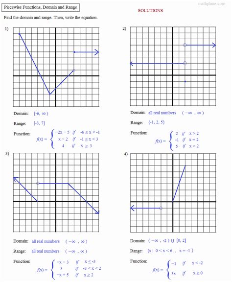 Image result for Piecewise Function Worksheet 2