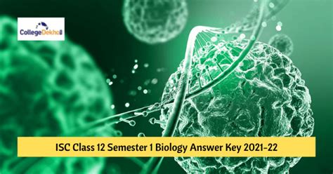 ISC Class 12 Semester 1 Biology Answer Key 2021-22 (Available ...