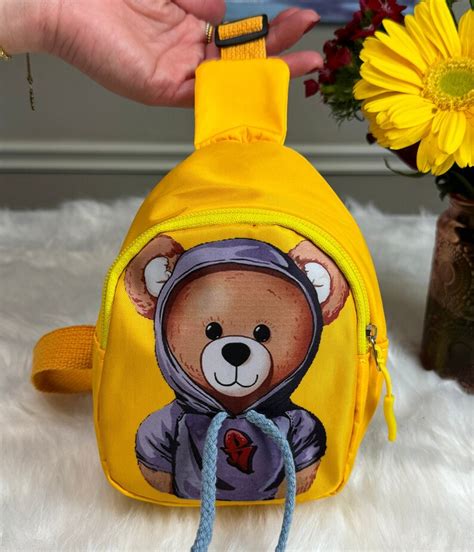 Bear Chest Bag Yellow - EKSS0166 - 2 – Extrokids