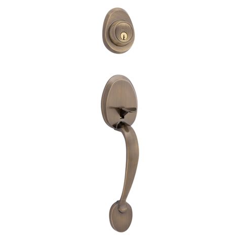 RELIABILT Lexington Antique Bronze Single Deadbolt Keyed Entry Door ...
