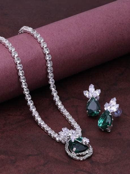 Green Jewellery Sets - Buy Green Jewellery Sets Online at Best Prices ...