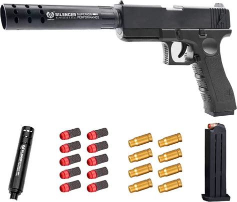 Buy Upwsma Soft Bullet Toy Gun,simulates Real Manual Loading, Foam ...