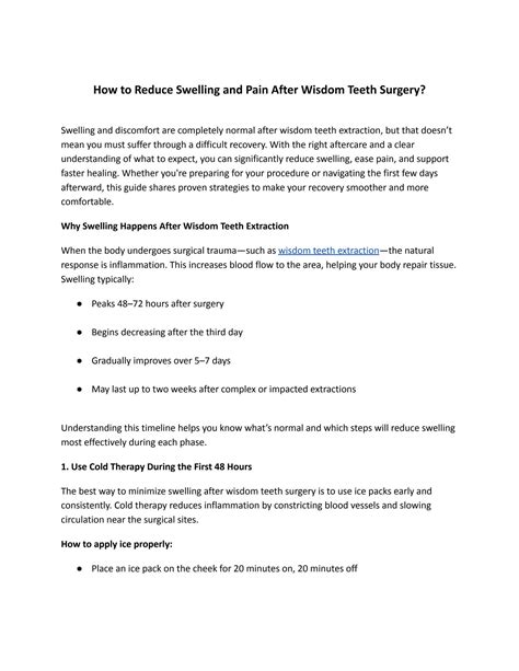 Wisdom teeth extraction by john christopher - Issuu
