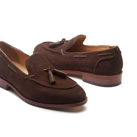 Royce, Tassel Loafer - Brown Reverse Calf Suede | Summer Classics ...