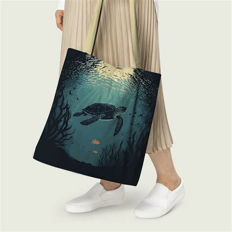 Ocean Prints Tote Bags in India – The Purple Tree