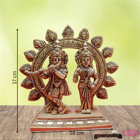 Brass Krishna With Radhai Arch / Home Altar – Sri Vignesh Store