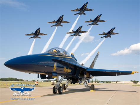 Blue Angels Military Air Show HD Wallpaper
