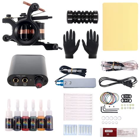 hxqicai Tattoo Kit, Tattoo Gun Kit with 6 Color India | Ubuy