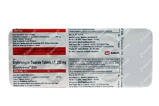 Erythrocin 250 MG | Order Erythrocin 250 MG Tablet Online at Truemeds