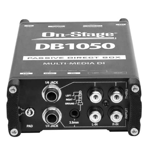 Buy On-Stage DB1050 Passive Multimedia DI Box Online | Bajaao