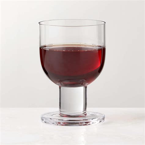 Aldo Short-Stem Red Wine Glass by Gianfranco Frattini + Reviews | CB2