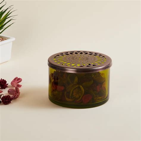 Buy Splendid Glass Storage Box with Perforated Lid from Home Centre at ...