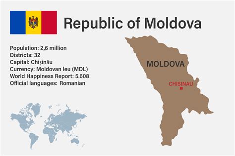 Moldova Map Of Europe