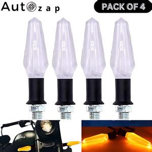 Autozap Front, Rear LED Indicator Light for Royal Enfield, Hero, Hero ...