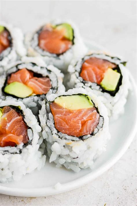 Spicy Salmon Roll - The Wooden Skillet