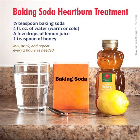 How To Use Baking Soda For Heartburn Relief With Recipes | Acid reflux | Baking soda for ...