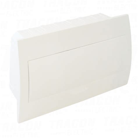 Raz. kutije u zidbela vratasa N/PE sinom1×18 modul. IP40. H