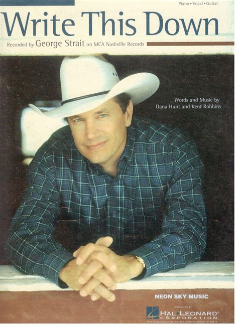 George Strait – Write This Down - mai