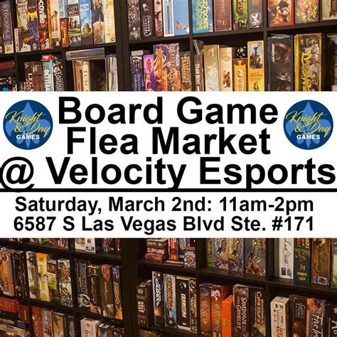 Board Game Flea Market @Velocity Esports!, Velocity Esports Las Vegas ...