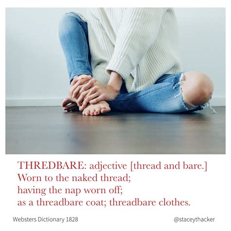 Image result for Threadbare Definition