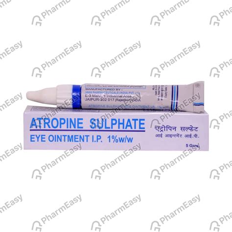 Buy Atropine Sulphate 1 %W/W Eye Ointment (5) Online at Flat 15% OFF ...
