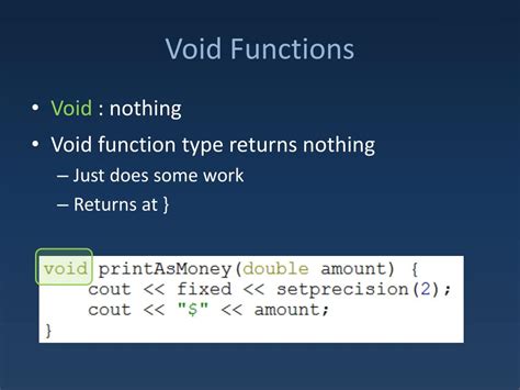 Image result for Programming Void Functions