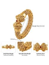 Stones Studded Kada Set – Traditional Fashion Jewellery by Peora