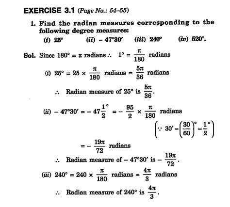 Class 11th Math Chapter Trigonometric Function in Hindi 的图像结果