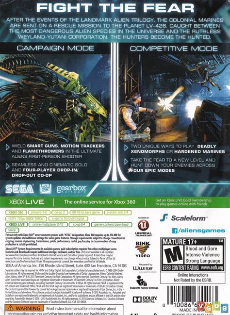 Image result for Alien Xbox 360 Games