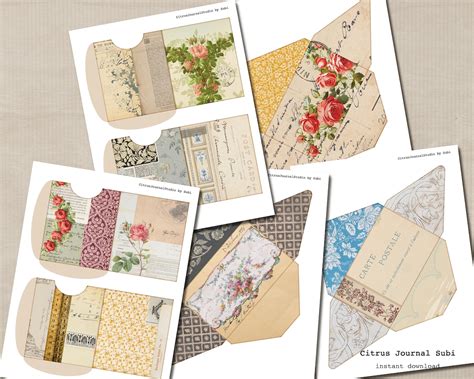 Image result for Junk Journal Using Envelopes