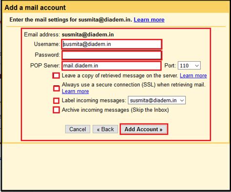 How to import mail to Gmail - Diadem Technologies : Support Knowledgebase
