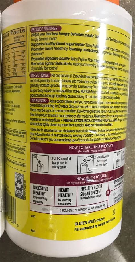 Kirkland Signature Sugar-Free Psyllium Fiber Powder India | Ubuy