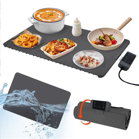 Amazon.com: Upgraded Food Warming Mat for Buffet, Electric Heating Tray ...