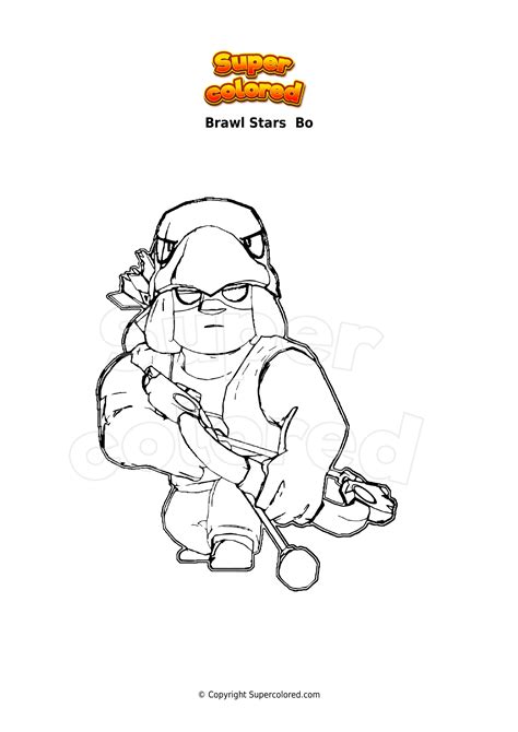 Coloriage Brawl Stars Bo