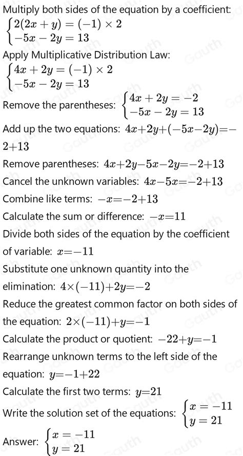 Solved: What is the value of the x-coordinate of the solution to the ...