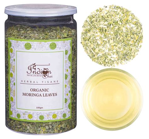 Buy The Indian Chai – Organic Moringa Oleifera Super Food Leaf Tea 100g ...