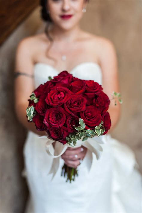 Roses are Red Bridal Bouquet | Red bridal bouquet, Red rose bouquet ...