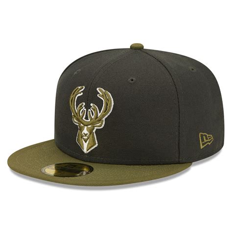 Mens New Era CharcoalOlive Milwaukee Bucks Two-Tone India | Ubuy